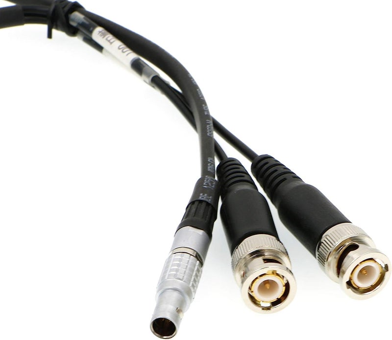Uonecn Sound Devices XL-LB2 Timecode Input Output Cable 5 Pin Male to BNC - Image 2